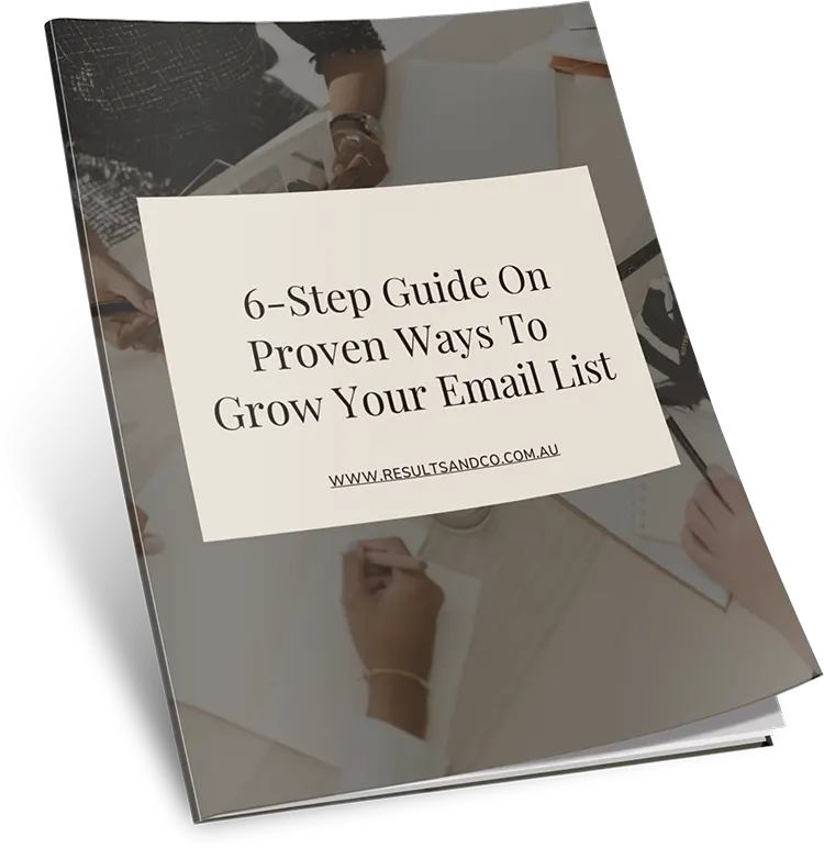 6 Step Guide On Proven Ways To Grow Your Email List2 StoryBrand Certified Guide | results & Co